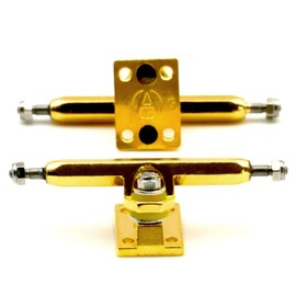 RACOFSB A2 Pro Fingerboard Trucks 36mm 34mm 32mm for Professional Finger Skateboard (34mm Gold)