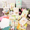 HOWAF 12 Happy Easter Cards Kit with Envelope Stickers,Happy Easter