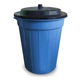 Pladtik Bote De Basura Grande Con Tapa 55 Litros