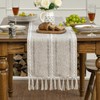 Artoid Mode Boho Latte Beige Country House Style Tassels Table