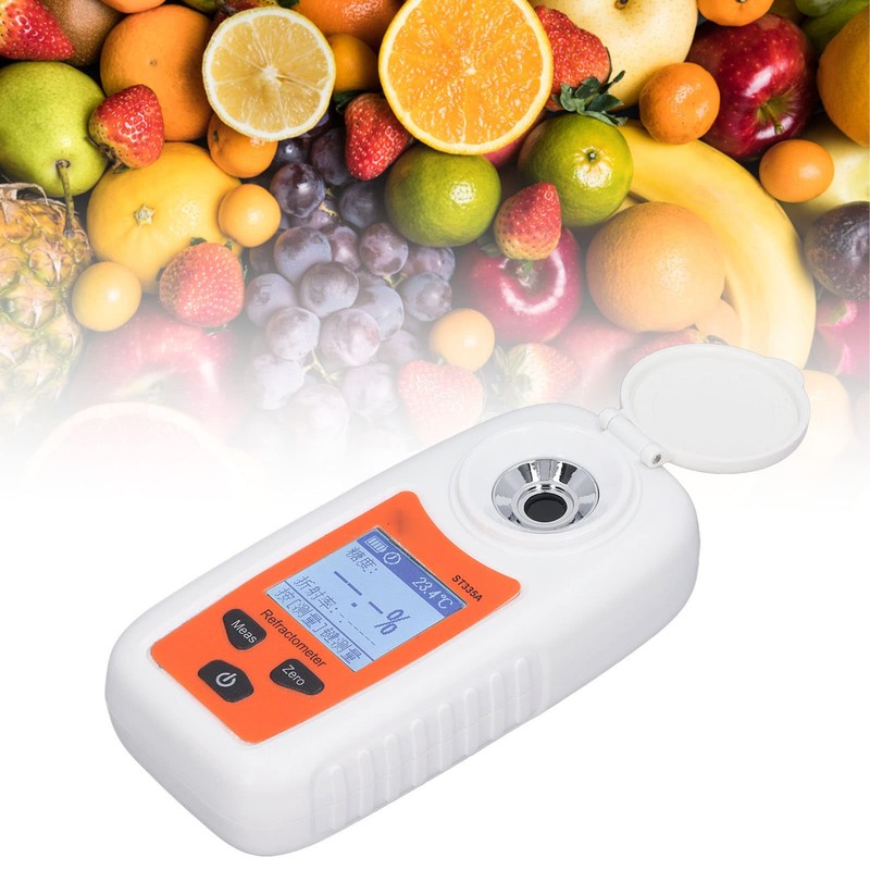 LCD Brix Digital Refractometer Fruit Sugar Meter Sweetness Tester Coffee