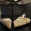 Anmas Box Mosquito Net Bed Canopy for Double Bed, Black