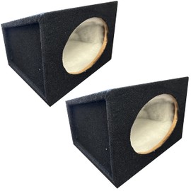 2X Audiotek CA-692P 6 x 9 Inch Car Audio Speaker Box 6x9 Enclosures with Speaker Terminal - 2 Speakers