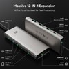 Minthouz Laptop Docking Station 3 Monitors Quad Display USB C