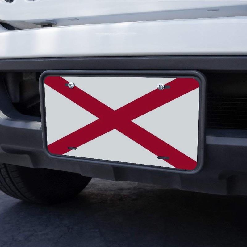 GRAPHICS & MORE Alabama State Flag Novelty Metal Vanity Tag