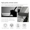 Augeny 2 PCS Car Front Seat Armrest Covers, Soft Elastic