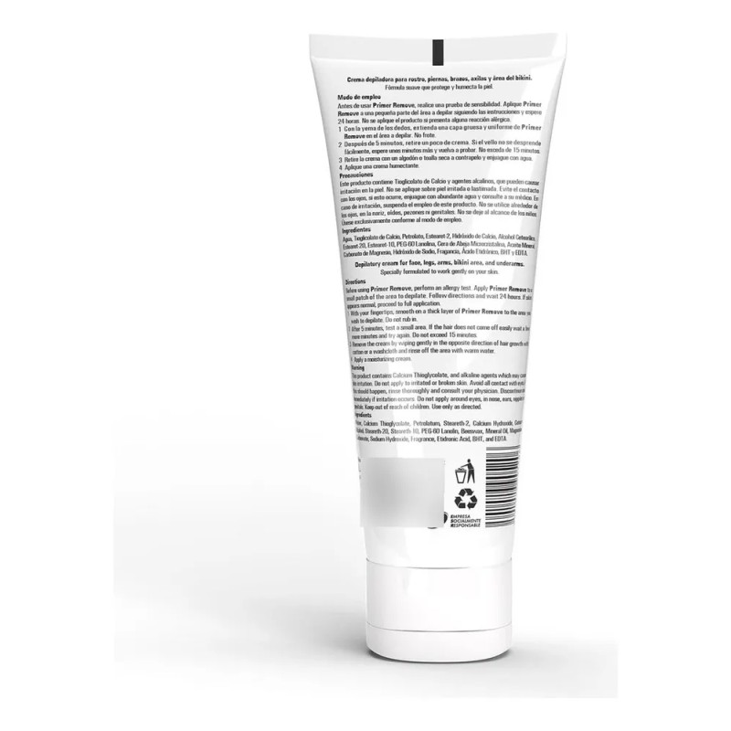 Crema Depilatoria Remove Depilacion Zona Genital 220 Grs