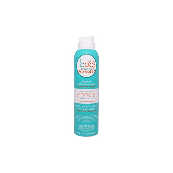 Boo Bamboo Natural Sunscreen Spray SPF 30 For Adults 177g