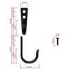 Fuxxer® Iron Hooks, Kitchen Hooks, Coat Hooks, 43 x 29
