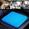 JISRKP Double-Layer Thick Honeycomb Cushion With Cloth Cover, Large Gel