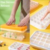 Ice Cube Tray with Lid and Bin, 64 pcs Ice
