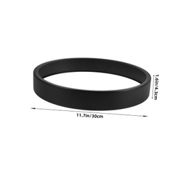 MAGICLULU Wall Clock Border Metal Frame Replacement Watch Case Edge Quartz Clock Metal Case for Watch Parts Watch Frame Metal Edge Metal Wall Clock Part Frame Black