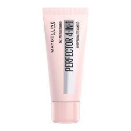 Maybelline New York 4-in-1 Make Up with Concealer, BB Cream, Powder and Primer, for a Perfect Complexion, Foundation with Light Coverage, Instant Perfector Mat, Natural Medium, 30 ml