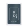 WEDDINGSTAR Unique Custom Playing Card Wedding Favors - Stacked Monogram