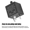 AUCELI Car Flasher Relay, CF-13 3 Pin LED 12V Adjustable