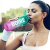 Nasafes French Motivation Water Bottle with French Time Marker, Water