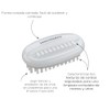 Cepillo de doble superficie Tweezerman para uñas, Paquete de 1