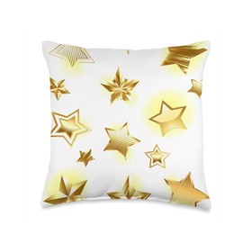 Twinkle Glowing Stars Throw Pillow