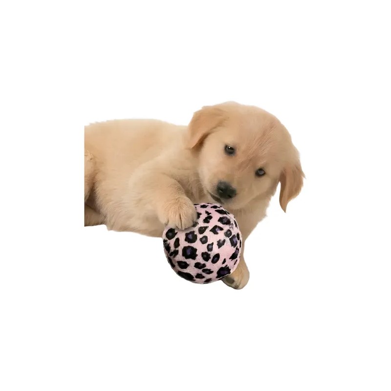 Juguete Pelota Para Gato Con Sonido - Animal Print Leopardo