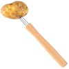 com-four 4 x jacket potato forks with 3 prongs, made