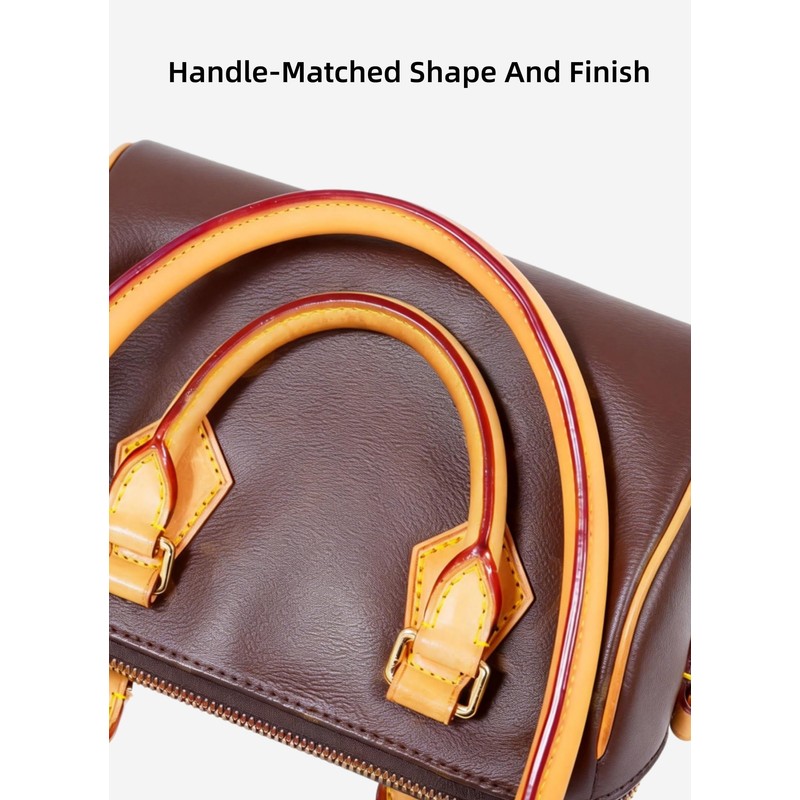 Replacement Leather Straps Fits Speedy Soft 25/30/35 Bags, Length 27.5