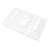 Handmade Italian Ceramic Rectangular Dish in Olive Design, Dreigeteilter/Approx. 31