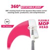 Microfiber Mop, 360 ° Rotatable, Best for Home Office, Light