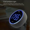 Multifunctional Timer Kitchen Baking Timer with Cool Ambient Light 1000MAH