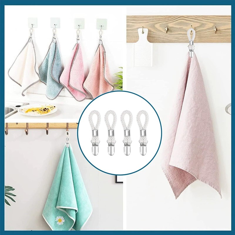 Towel Hangers, 8 Pieces Towel Clips for Hanging, Towel Clips