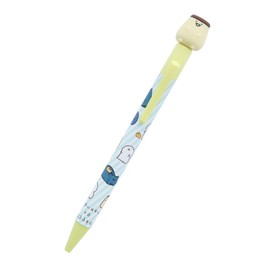 Sunstar Stationery S4653998 Oil Based Ballpoint Pen with Mascot, Pudding