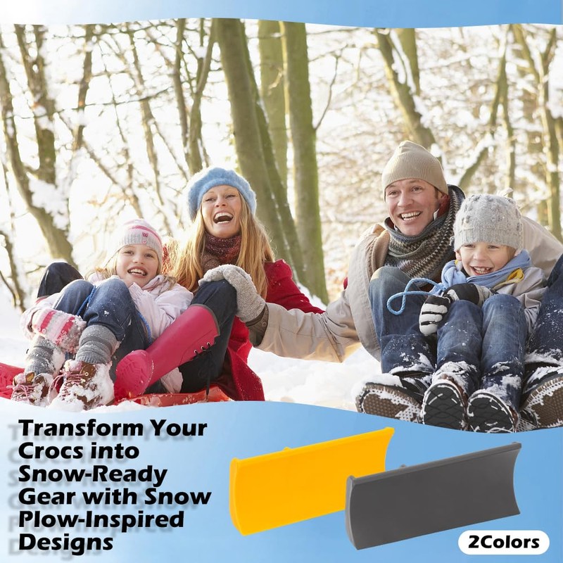 2 Pack Snow Blower Charms for Crocs: Essential Winter Accessory