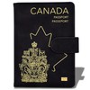 RedDeer Canada Passport Holder Wallet Premium PU Leather Travel Passport