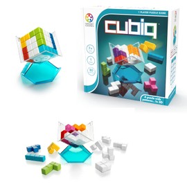 SmartGames Cubiq - Juego de construcción de cubos 3D para 1 o 2 jugadores de 7 años - Adulto