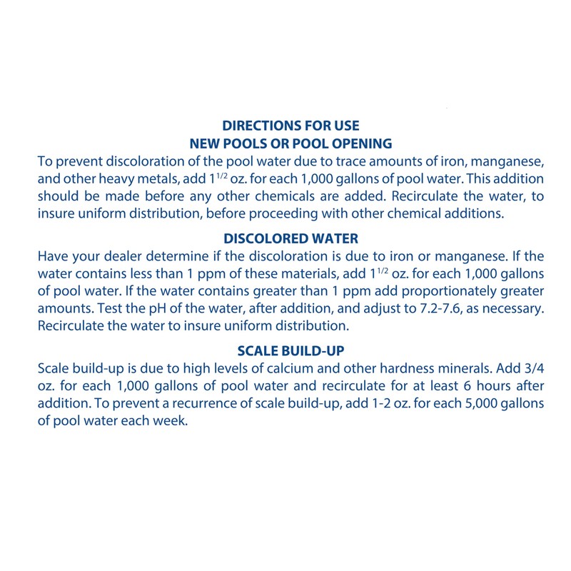 Pool Mate 1-Quart 12-Pack Premium Metal Out Stain and Mineral