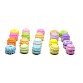 21 Psc French Macaroon Recipe Dollhouse Miniatures Food Kitchen