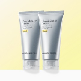 Ingredient Editor Deep Collagen Retinal Pore Elasticity Deep Cleansing Whipping Foam Pore Care, 120g, 2 pieces / 성분에디터 딥콜라겐 레티날 모공 탄력 딥클렌징 휘핑폼 모공케어, 120g, 2개