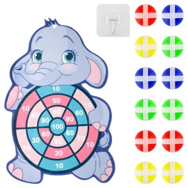Lotsdonxia Children's Dartboard Target Indoor and Outdoor Educational Sticky Ball Throwing Target Suitable for Party Games Parent-Child Interaction