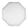 Mizusaki Glass MKG-218013 Tiered Octagonal Plate, Approx. 5.1 inches (13