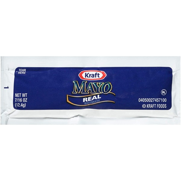 Kraft Mayo Real Mayonnaise Single Serve Packet (0.16 oz Packets, Pack Of 500)