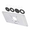 Trimming Flip Board Aluminum Alloy Woodworking Router Table Insert Plate