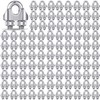 Blulu 100 Pcs 1/8 Inches M3 Stainless Steel Cable Wire