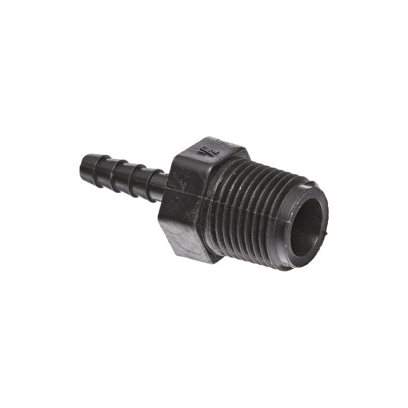Banjo HB050-025 Polypropylene Hose Fitting, Adapter, 1/2" NPT Male x