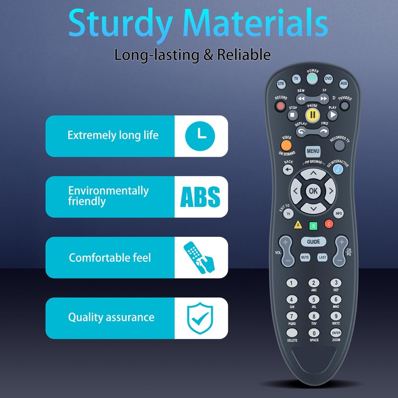 MXv4 Replacement for At&t U-Verse Remote S10-S1 S10-S2 S10-S3 S10-S4
