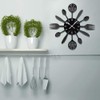 Timelike Kitchen Cutlery Wall Clock with Forks and Spoons for