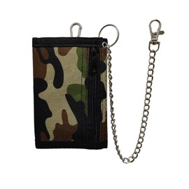 YIYIMUKI Wallet, Kids, Men's, Trifold Coin Purse, Women's, Thin, Key Chain, Elementary School, Middle School, High School, College Student, Boys, Girls, camouflage green