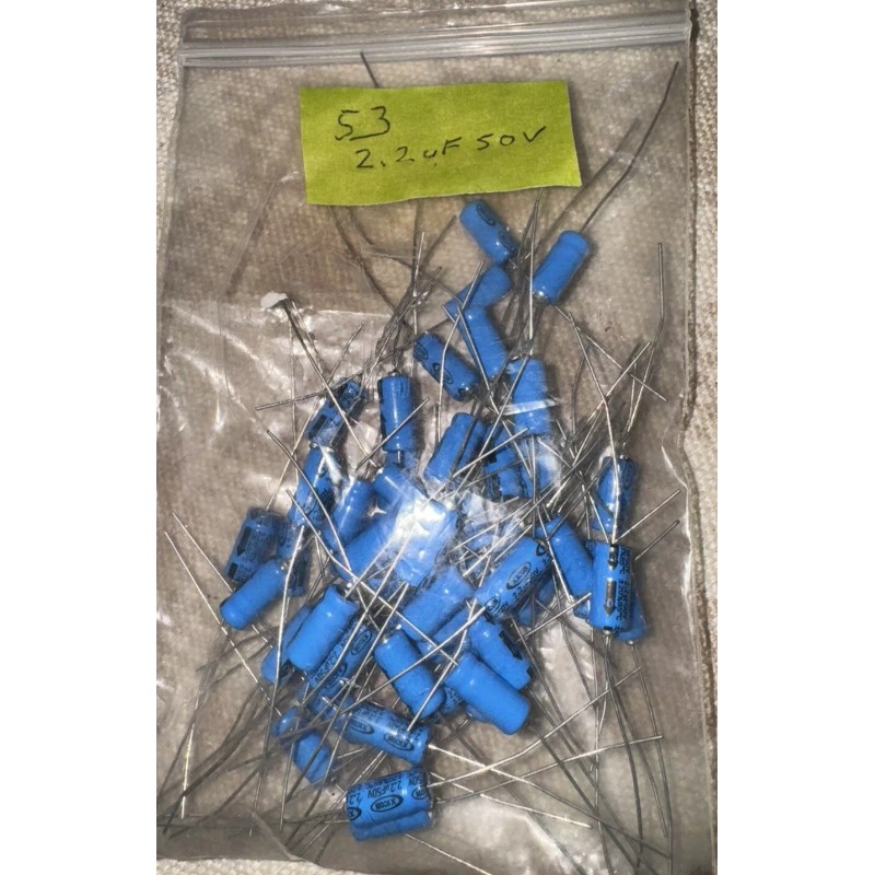 Xicon 5 - Xicon Corp 2.2uF Electrolytic Cap 50Vdc Sub