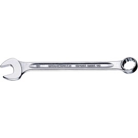 Stahlwille 40487272 Combination Spanners Open-Box No. 13a, Size 2", SAE, with 15-degree Offset Ring End, Chrome Plated Finish, Length 530mm, Made in Germany