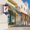 ZHFEISY Barber Pole LED Light, 28inch Red White Blue Traditional