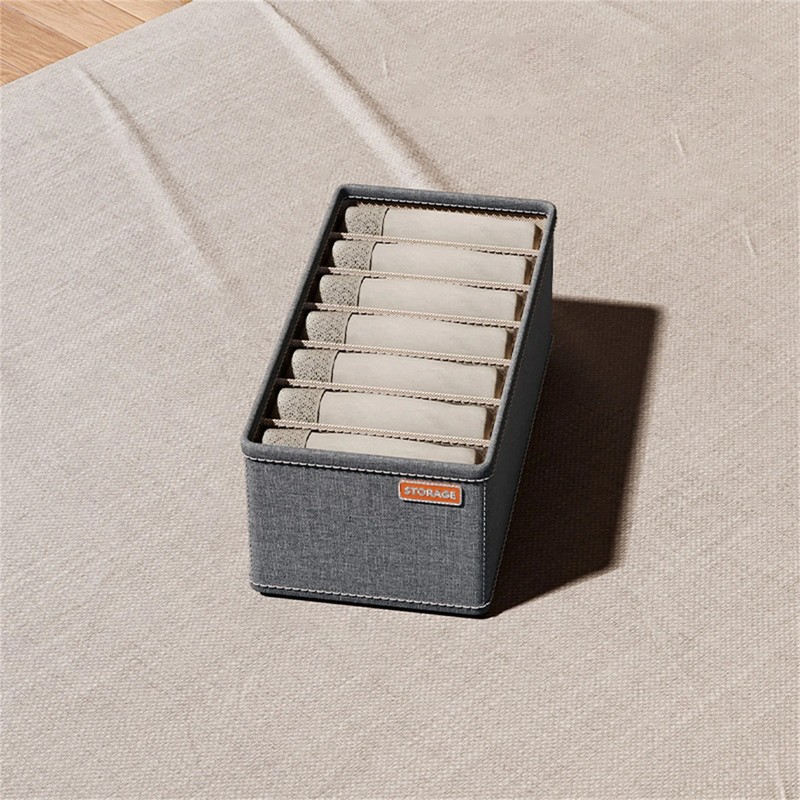 Wardrobe Clothes Organizer 6-20 Grids Clothes Trousers Jeans Storage B