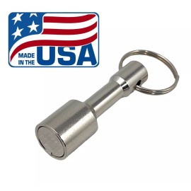 HtxSurplus Keychain Neodymium Test Magnet for Scrap Metal Brass Gold Silver Jewelry 9 Lbs
